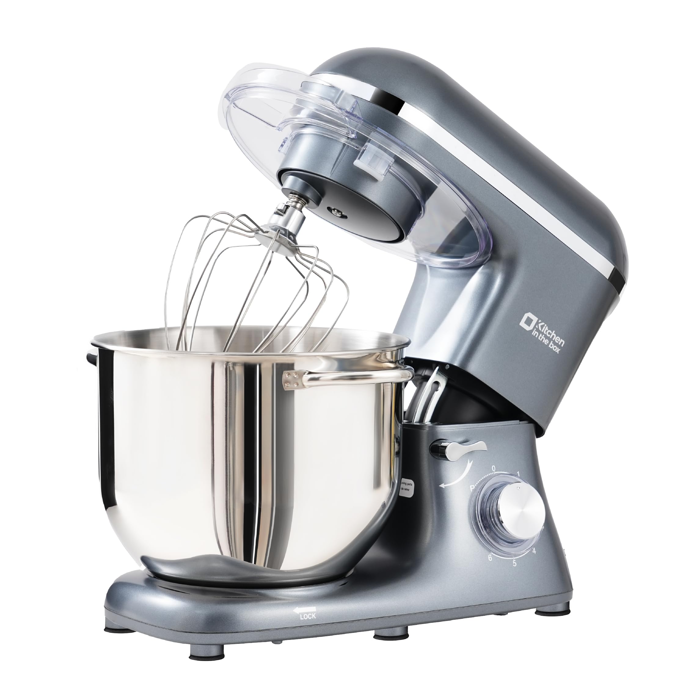 Impastatrice Planetaria Kitchen In The Box 6,2L 1400W - Rossa, Con Accessori - Foto 7