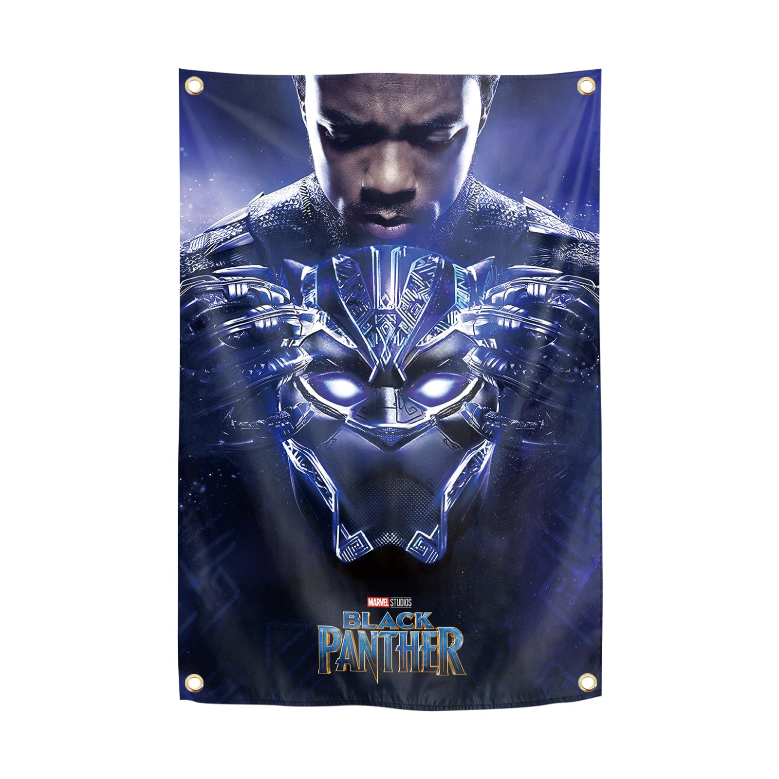 OuTfyt Superhero Brave Handsome Animation Black Panther 3D Wall Art Decorative PVC Wall Murals for Living Room Bedroom Dormitory