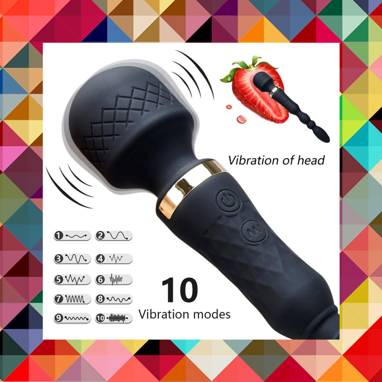 Dona Vibratori Enormi vibratori con bacchetta magica per donna, carica USB Big AV Stick femminile G Spot massaggiatore stimolatore clitorideo giocattoli adulti per donna