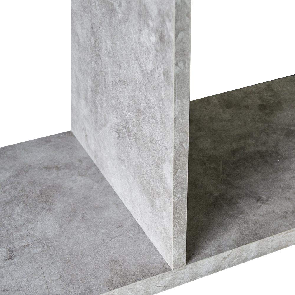 BAKAJI Libreria Scaffale A Scala Simms Legno MDF 4 Ripiani Casa Ufficio Per Riporre I tuoi Libri E Oggetti Vari (Rovere)