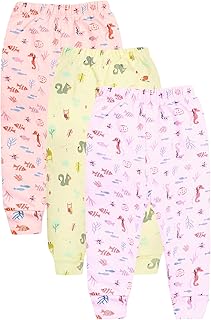 طقم ملابس داخلية بنطلونات قطنية مطبوعة بألوان متعددة للاطفال من فاني باني، 3 قطع