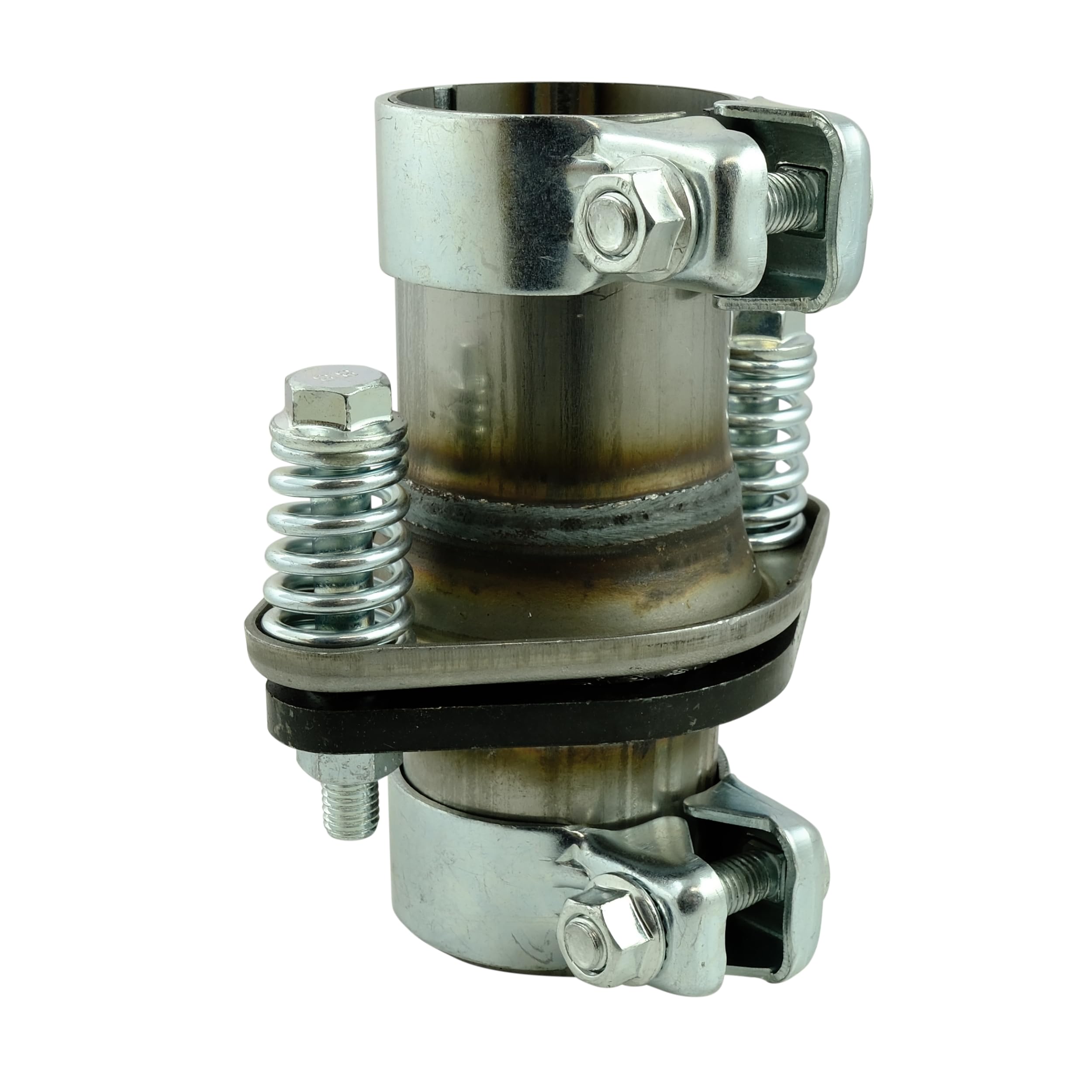 Auspuff Reparatursatz Flanschset Rohrverbinder Kompensator - Mit Schellen 55mm