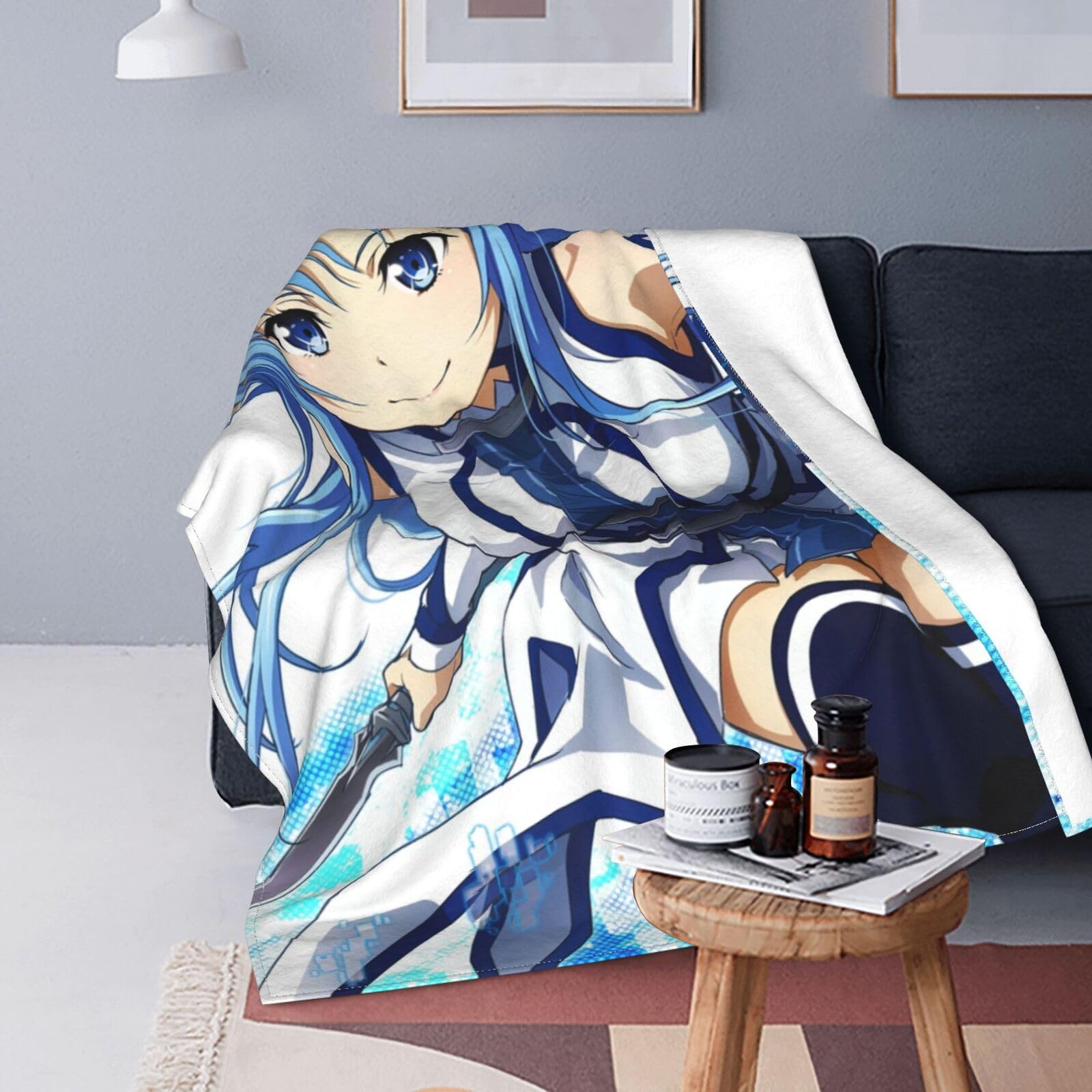 Amazon｜ブランケット 毛布 ひざ掛け ソードアート・オンライン Sao 