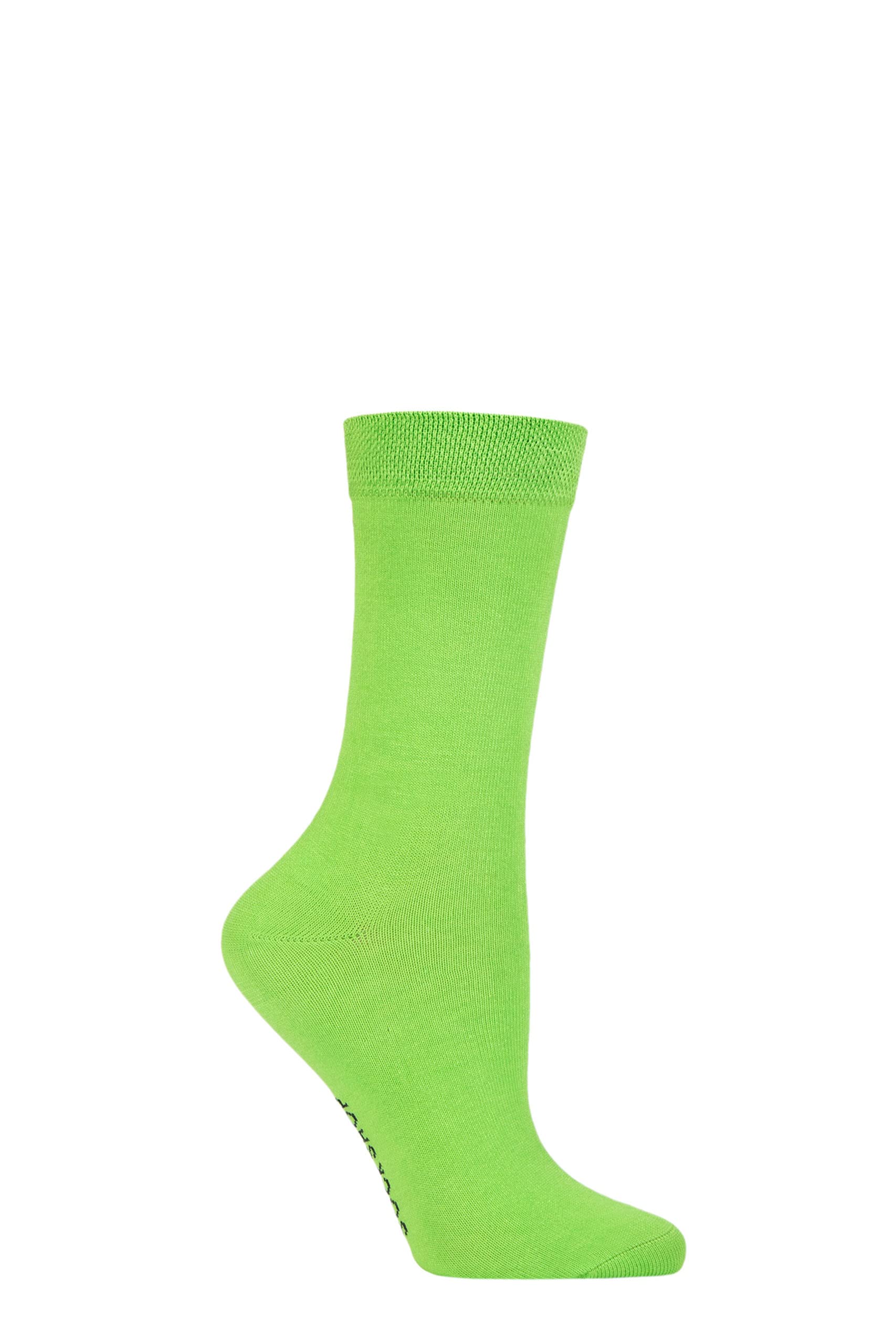 SockShopLadies' Bamboo Socks with Smooth Toe Seams. Vibrant, Fun Colours, Quirky Socks for Her in Size 4-8. Pack of 1