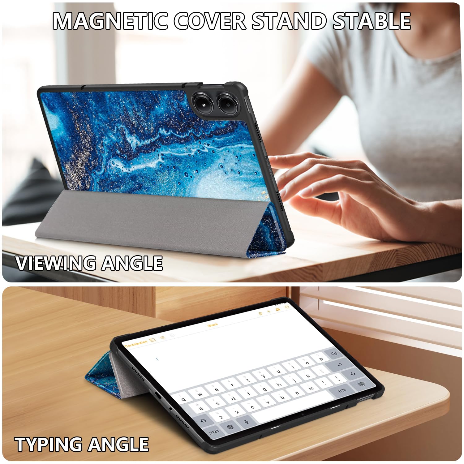 Custodia Per Xiaomi Redmi Pad Pro 12.1" 2024 - Cover Con Supporto Magnetica, Ultrasottile - Foto 5
