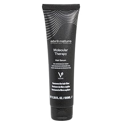abril et nature - Professional Hair Serum Molecular Therapy - For Damaged, Chemically Treated, or Aging Hair - Repairs, Restructures, and Fills the Hair Fiber - Leave-In - 100 ml