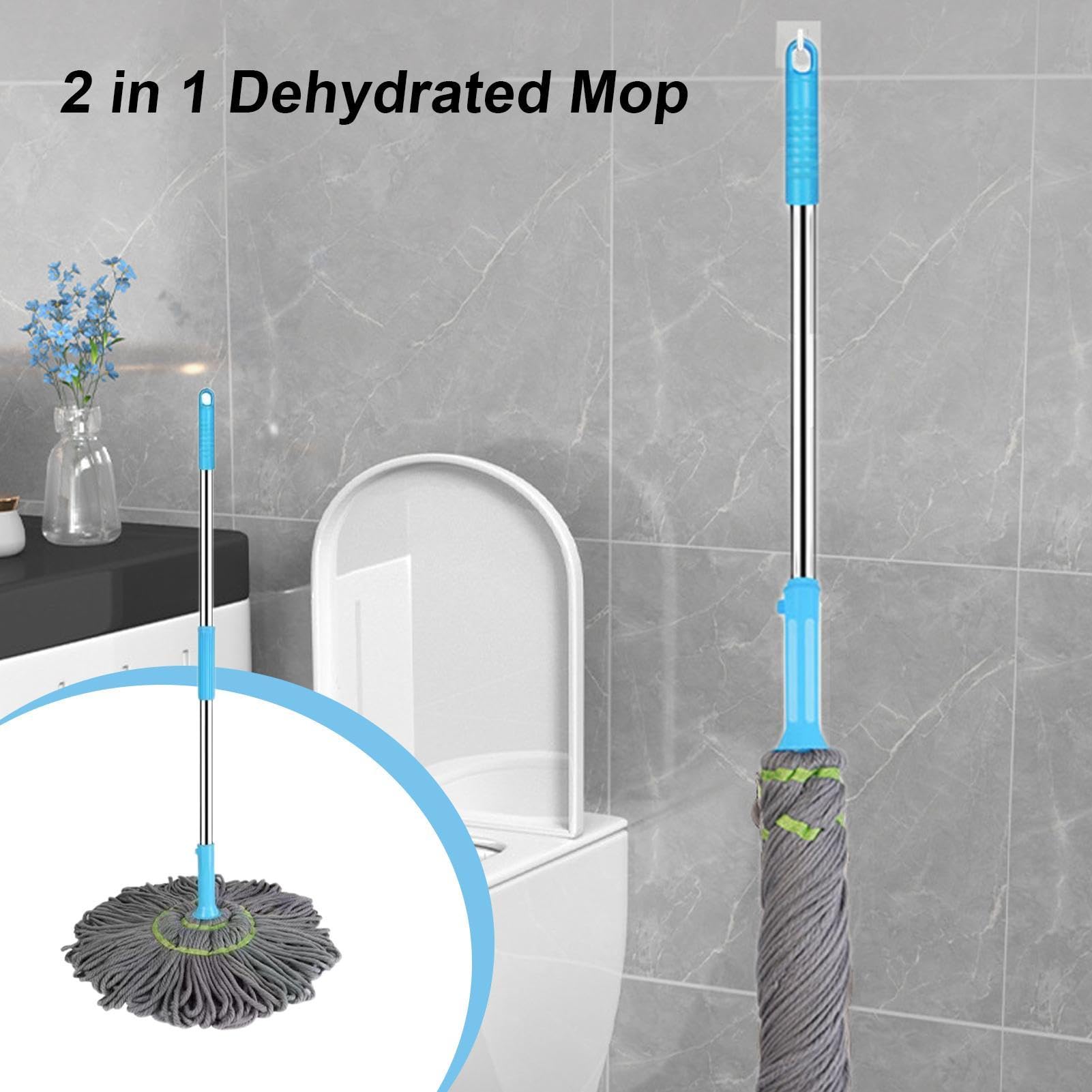 Fregona en seco 2 en 1 – 20,47 x 47,24 pulgadas con base delgada | limpiador de polvo de microfibra de alto rendimiento, herramienta de limpieza rápida de superficies para laminas de madera du