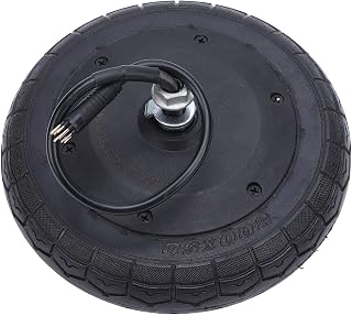8 Inch Electric Scooter Hub Motor, 24V 250W Brushless Motor Easy Installation Replacement Rubber Aluminum Electric Wheel