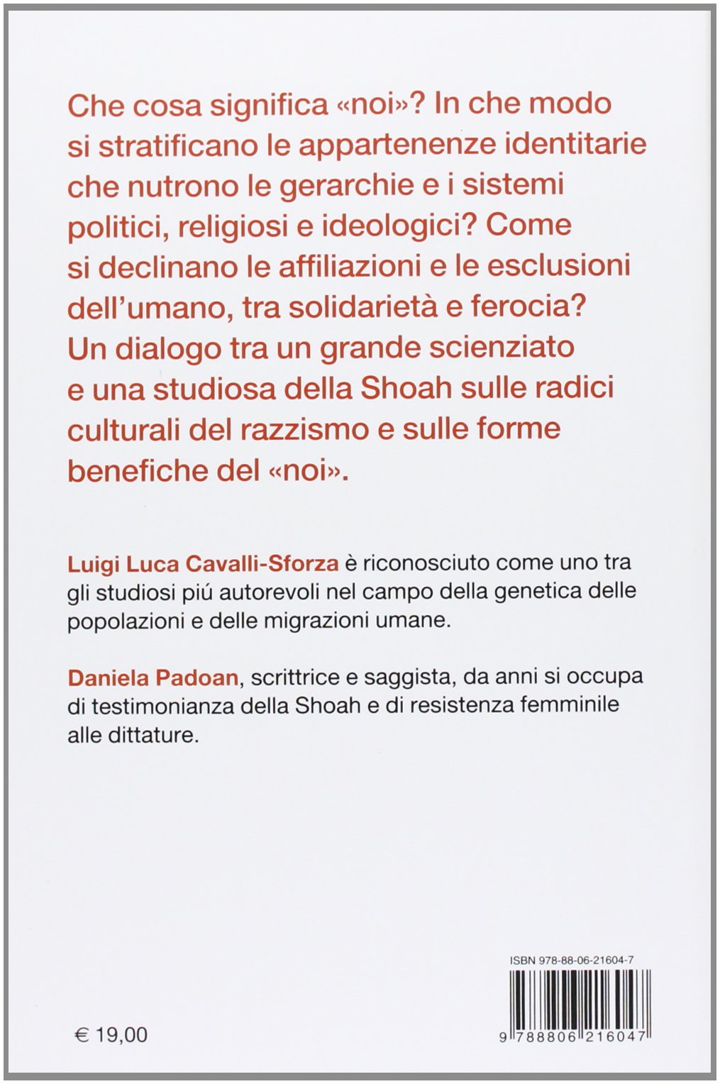 Razzismo e noismo. Le declinazioni del noi e l'esclusione dell'altro