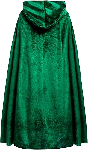 Miniatura 5 de FYMNSI Kids Girls Witch Costume Witch Sisters Dress Cape Cloak Wigs Halloween Cosplay Outfit Fancy Dress up Witch Dresses