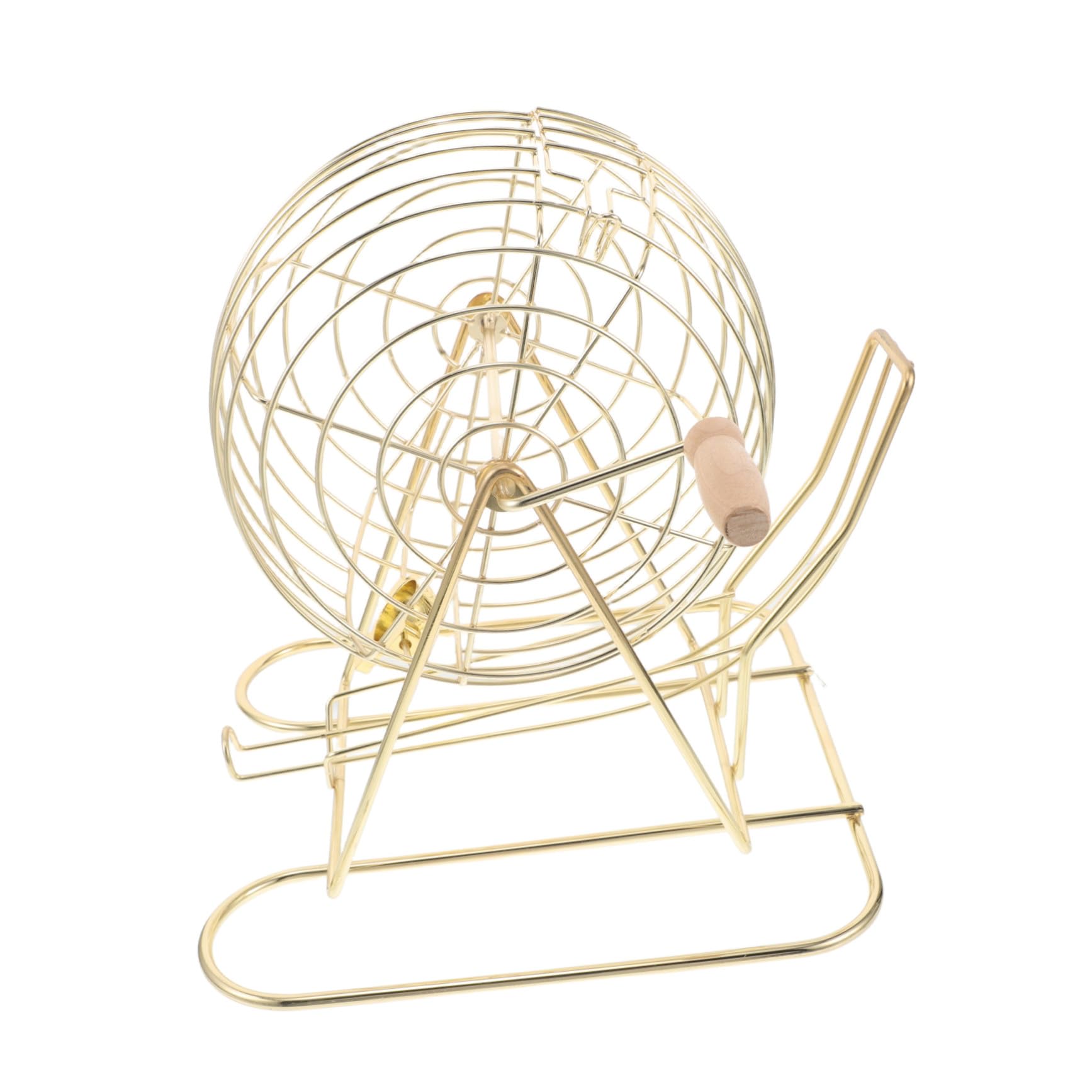 FRCOLOR Bolas Plegable para Madera Jaula Niños de Bingo y Hierro Equipo Portátil para Juegos de Mesa en Escuelas Hogares