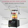 2200w Professional Blender, 5 Speed, 2000ml Bpa Free, 6-Blade Stainless Steel, Heavy Duty For Smoothies, Puree, Crushed Ice, Smoothies 220v