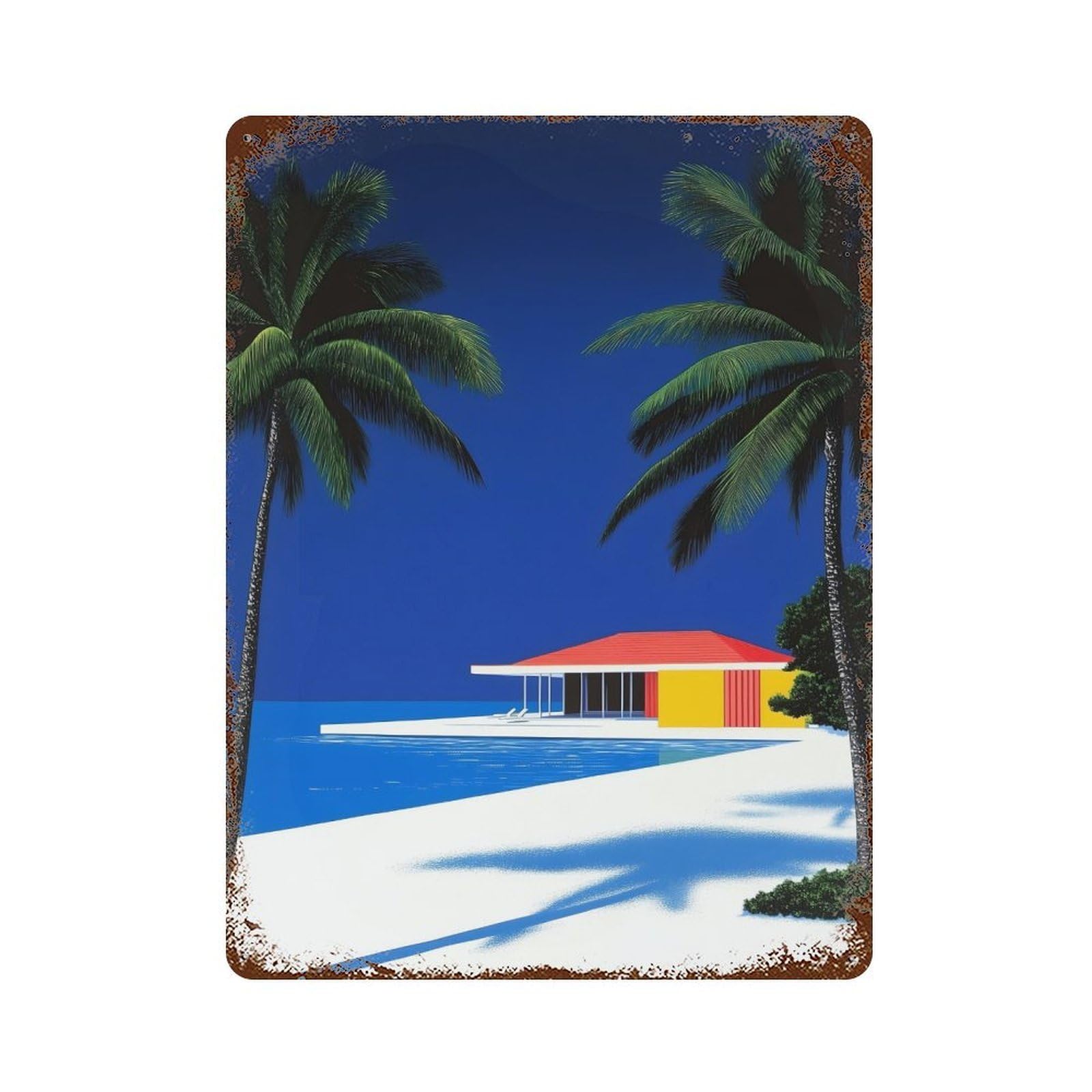 xiaoxiaoshen Hiroshi Nagai Landscape (33) Wall Decor Art Metal Tin Poster Modern Home Decor Art Home Bar Shop Decorations Vintage Sign 40x30cm