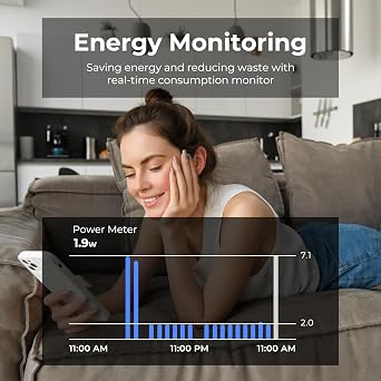 THIRDREALITY Zigbee Smart Plug UZ1 with Energy Monitoring 1 Pack, Zigbee Repeater,Remote Control, Timer & Schedule Function, ZigBee Hub Required, Compatible with Home Assistant, SmartThings, Alexa