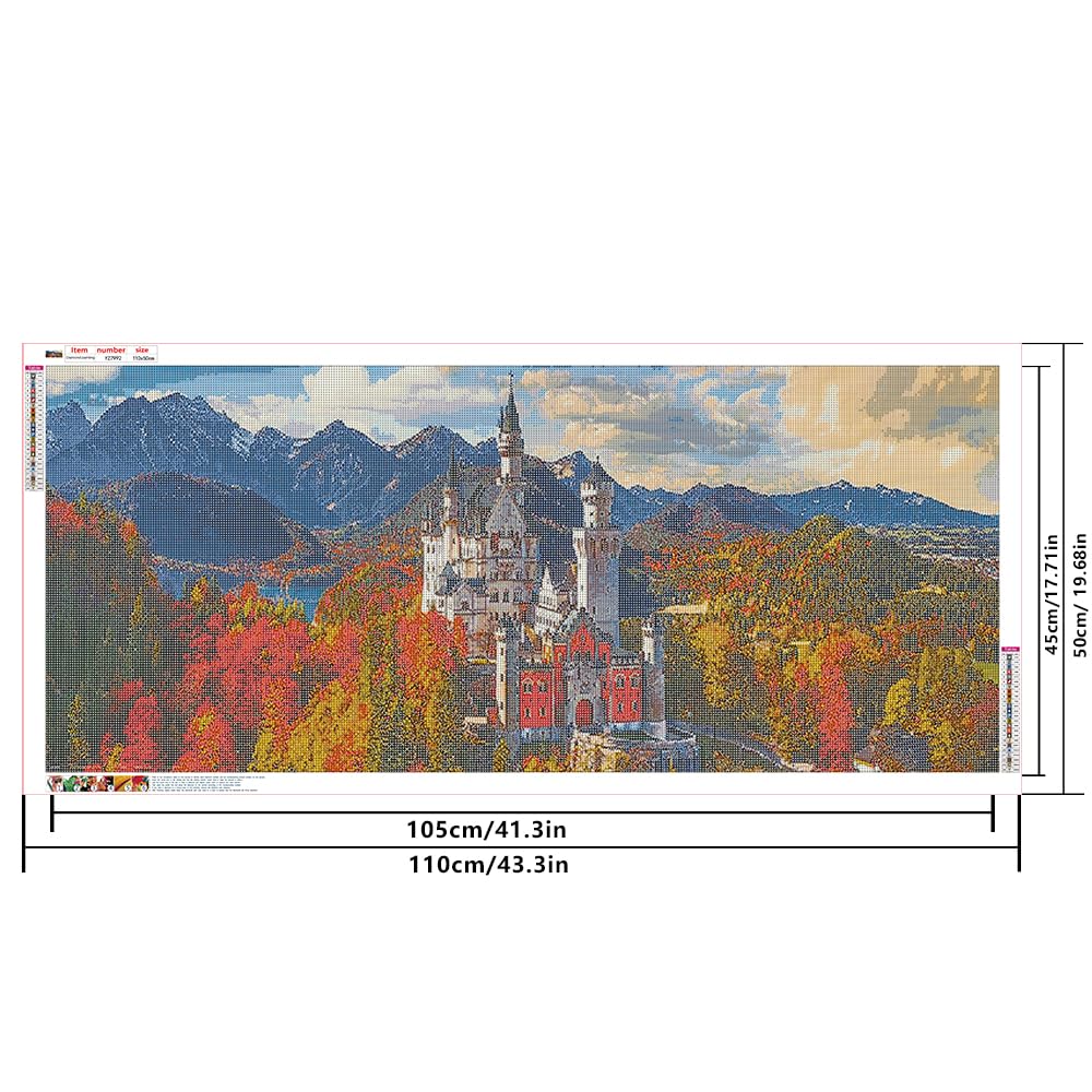 DCIDBEI DIY 5D Square Diamond Painting Adulti Quadrati 40x40 cm Quadri da Dipingere Fiore Dente di