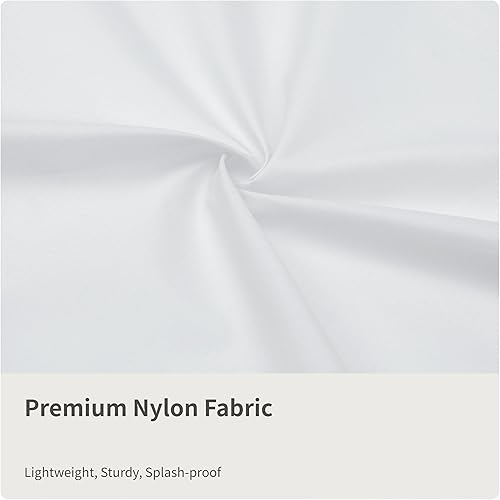 Miniatura 4 de Cipway Juego de 5 cubos de embalaje para maleta de viaje, organizador para accesorios, maleta, ligero, color blanco