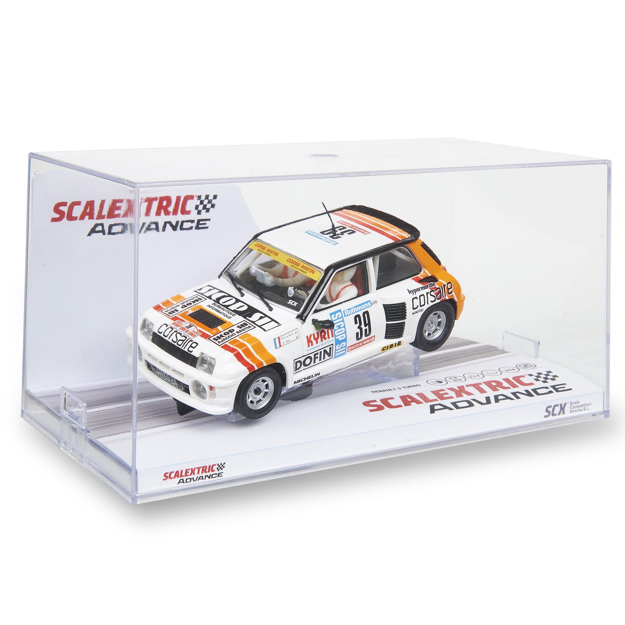 SCALEXTRIC - Rennfahrzeug Advance - Slotauto - Maßstab 1:32 (Renault 5 Turbo - Tour de Corse '84)