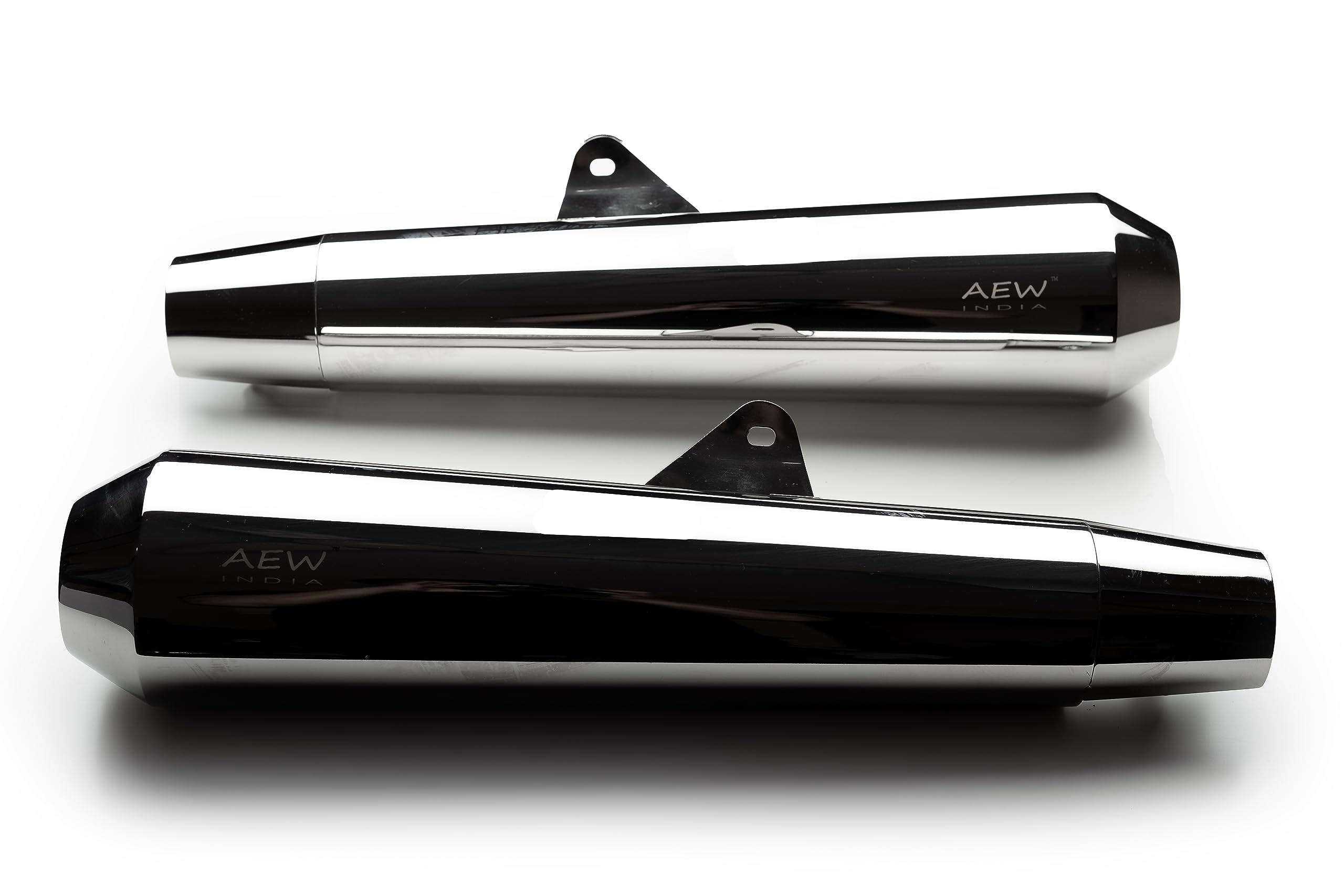 AEW Megaphone for Interceptor/GT 650 TE 103 Stainless Steel 304 Mirror Polish