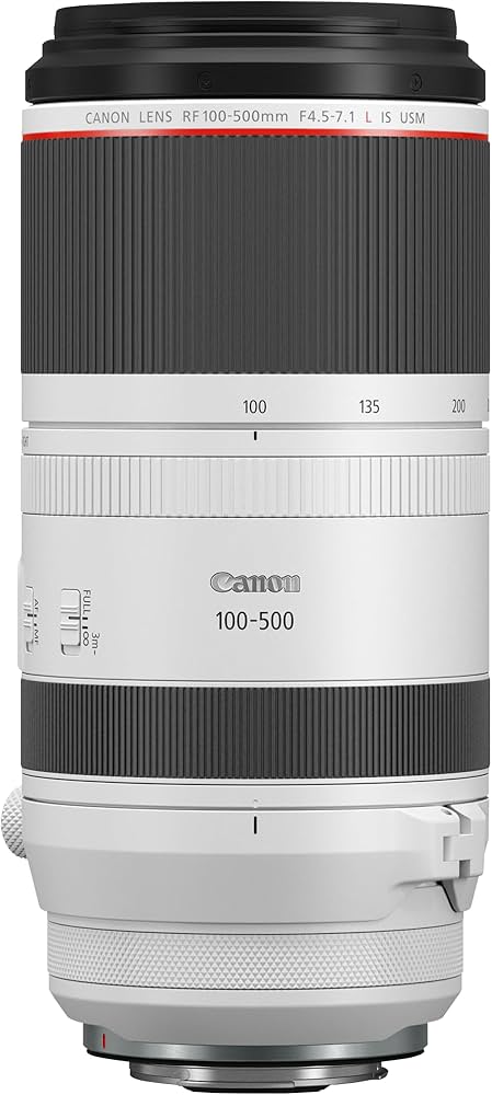 Canon RF 100-500mm F4.5-7.1L IS USM - L-Series Telephoto Zoom Lens