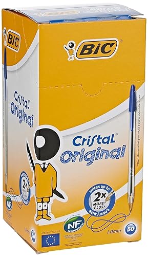BiC Cristal Original - Bolígrafo con punta redonda 1.0 mm