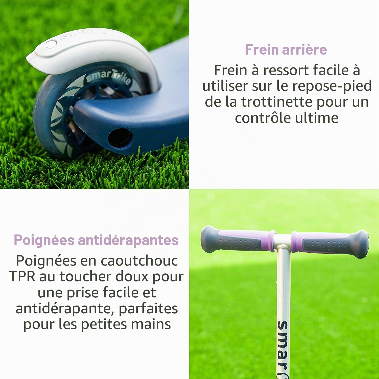 smarTrike Scooter by T3 Enfants Sac avec Roues et Lumineux LED Snack Scooter Roller Enfant de Scooter M