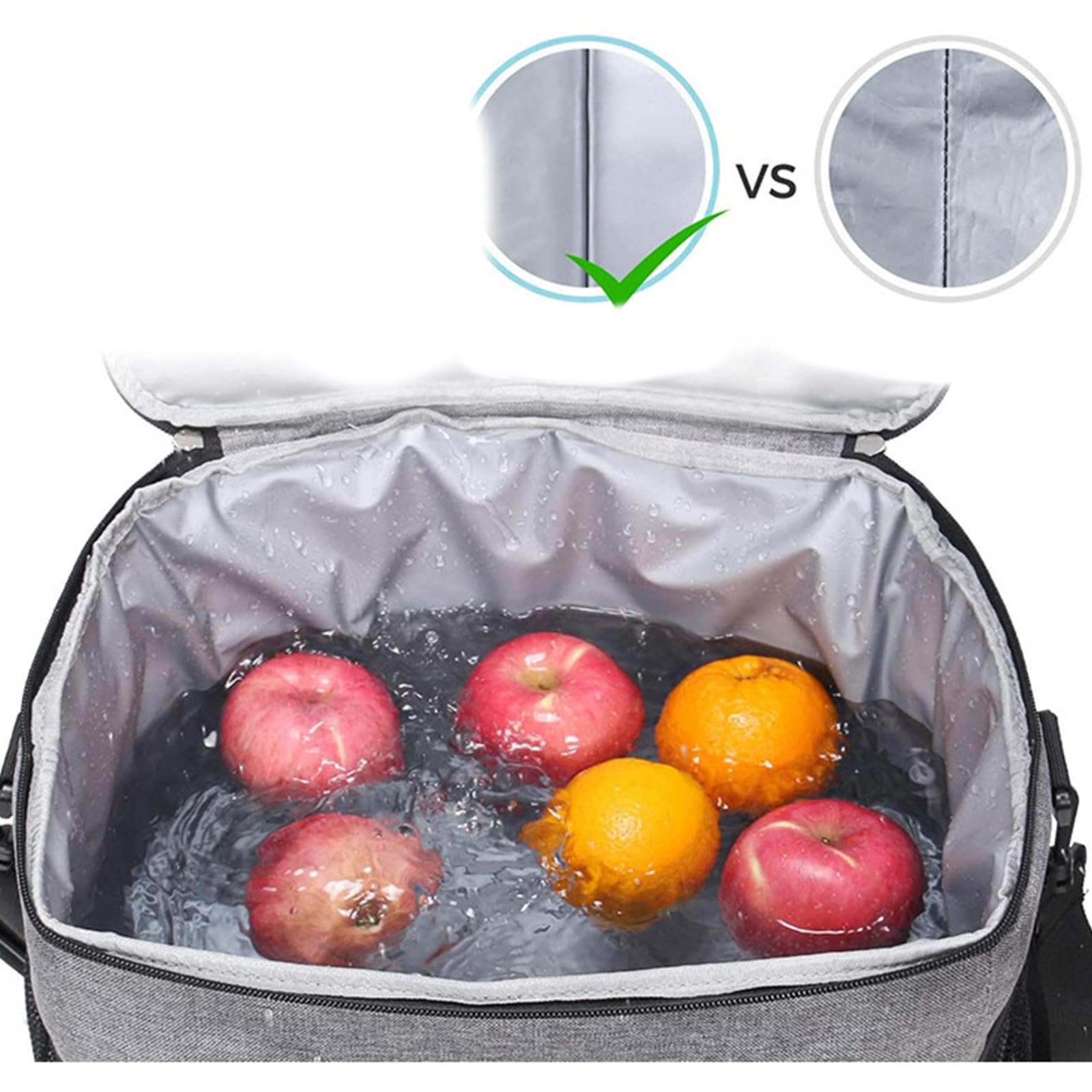 Borsa per pranzo per picnic in ufficio Viaggi all ' aperto Escursionismo Contenitore per cena isolato portatile Scatola per alimenti termica per studenti