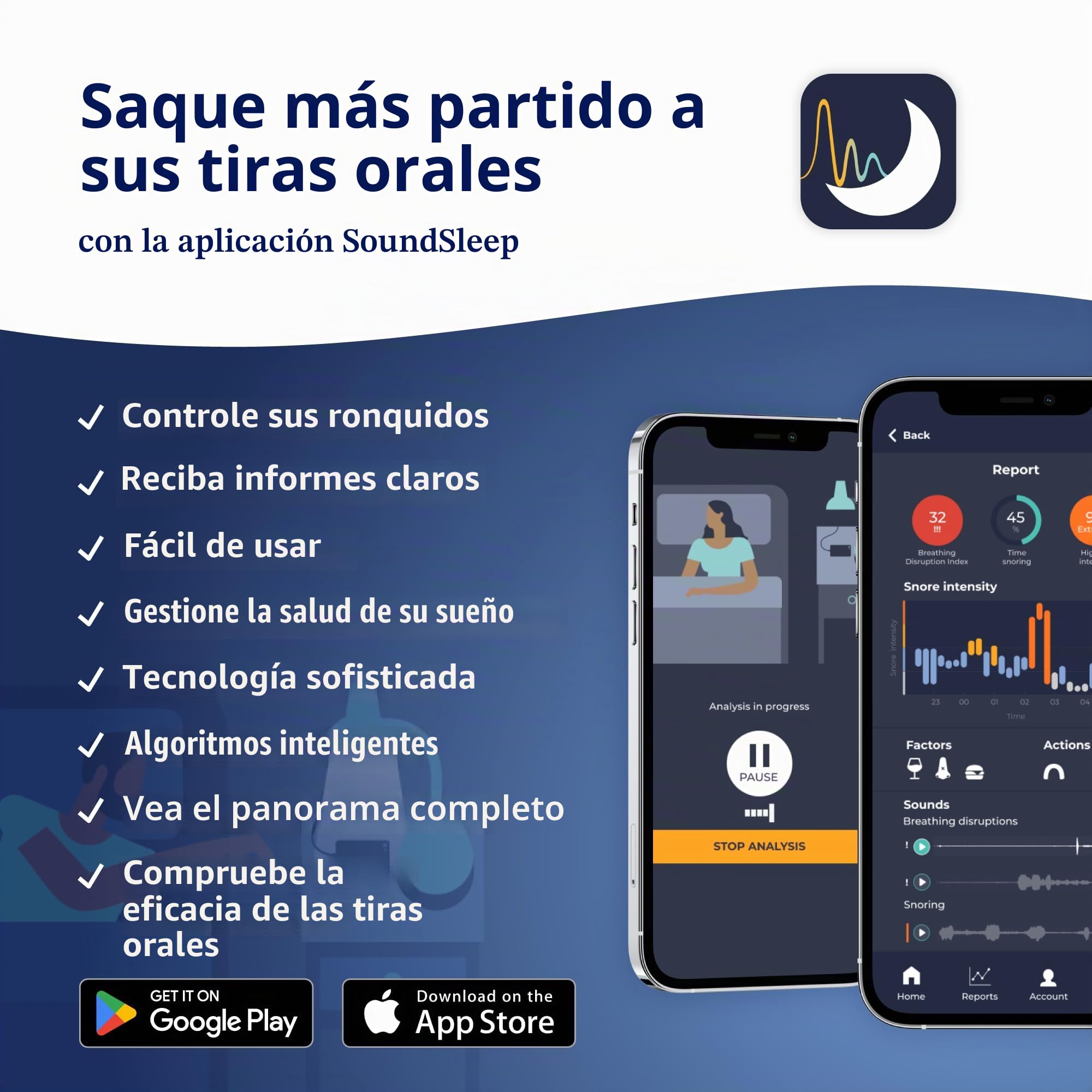 Snoreeze Tiras orales antironquidos, alivio de ronquidos de acción rápida para una noche de sueño más tranquila, 42 tiras
