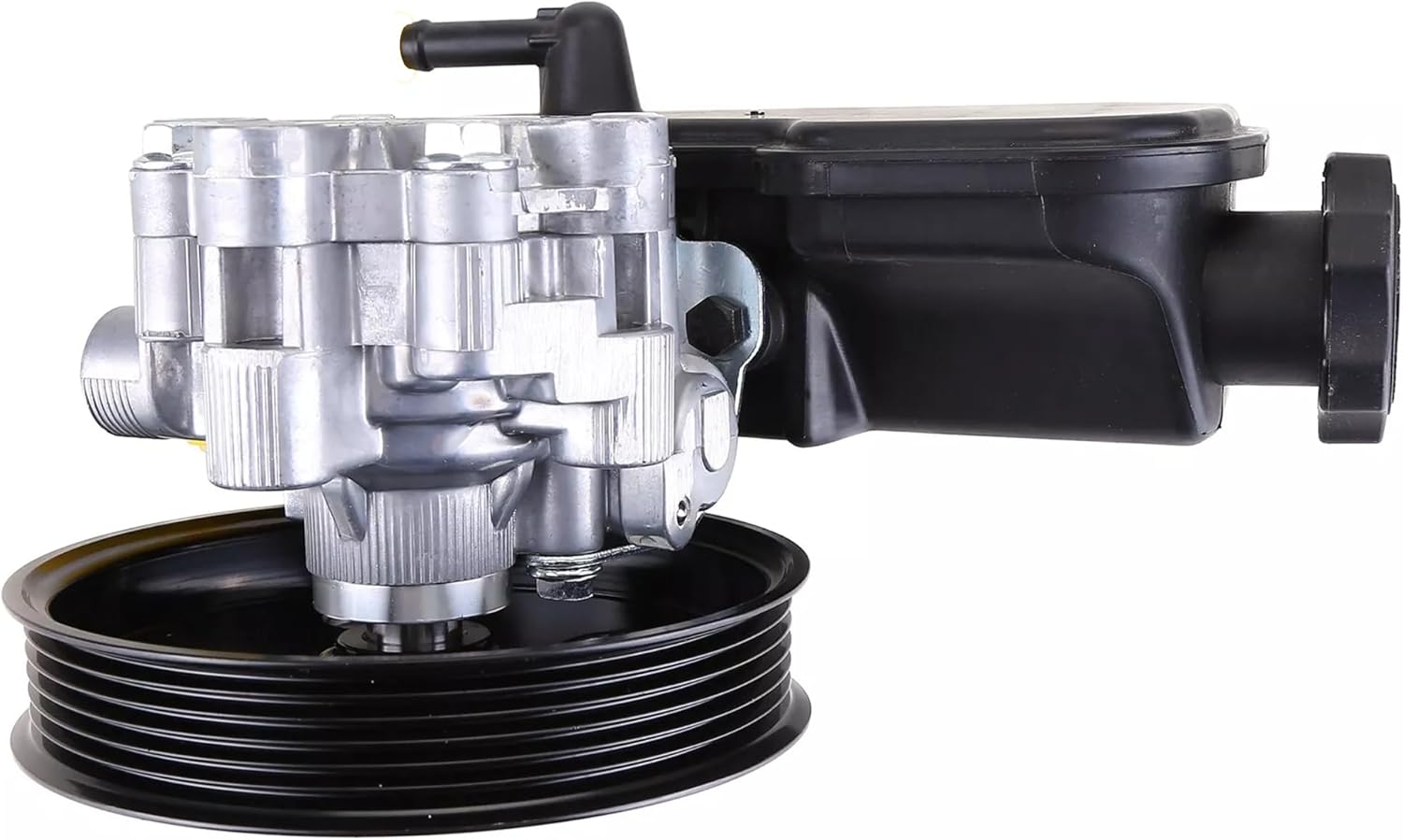 Power Steering Pump with Pulley Reservoir Compatible with Dodge Dakota 2005-2007 Replace 52855186AH, 52855186AE