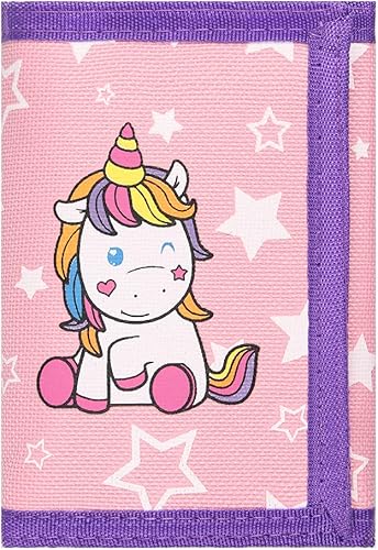 Miniatura 2 de Billetera de lona para niños, niñas y adolescentes, billetera de lona para niños, bonitas carteras con cremallera para jóvenes con bolsillo para