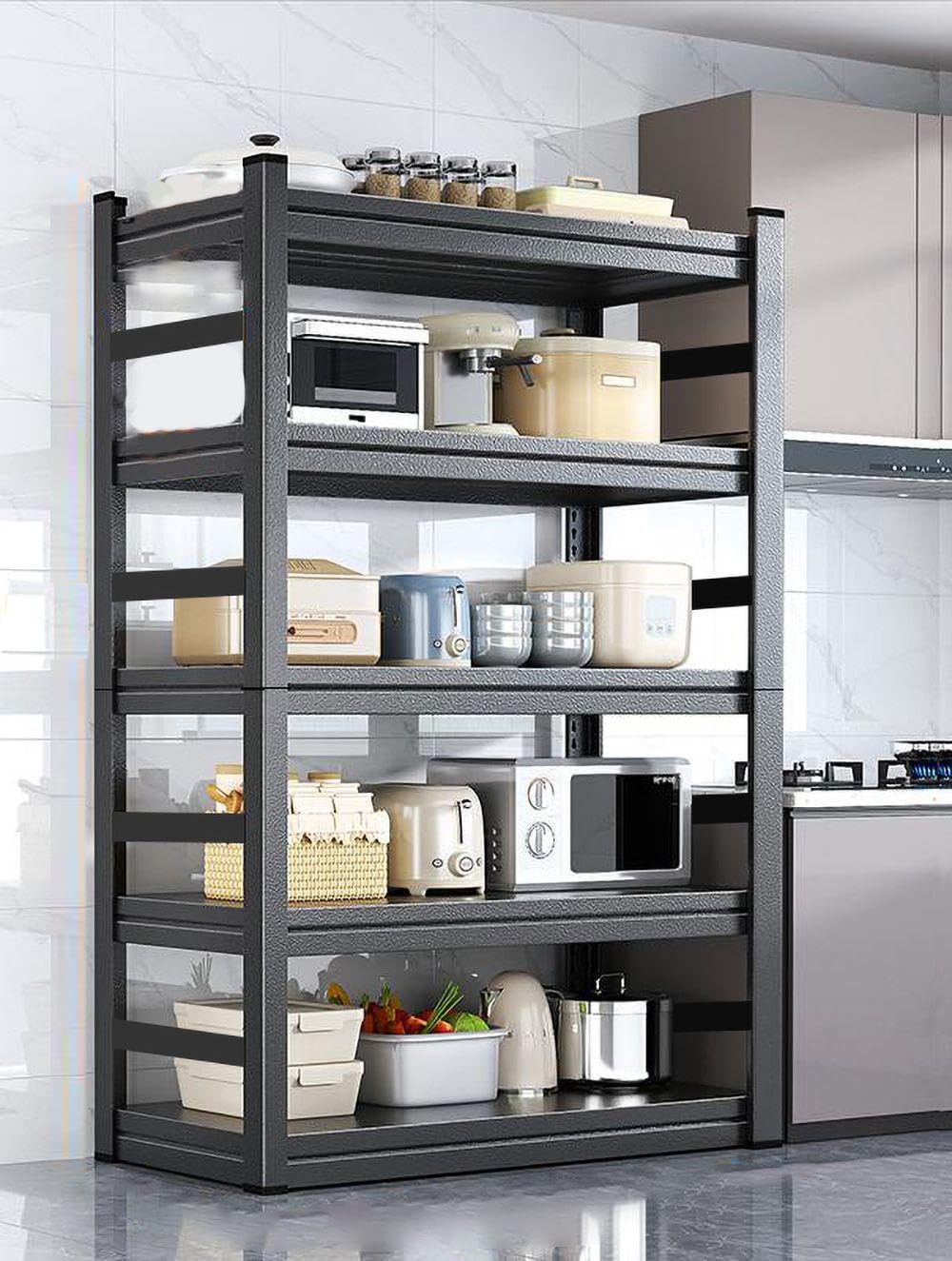 BEESTMUEBLE 5Tiers Adjustable Storage Shelves, Kitchen