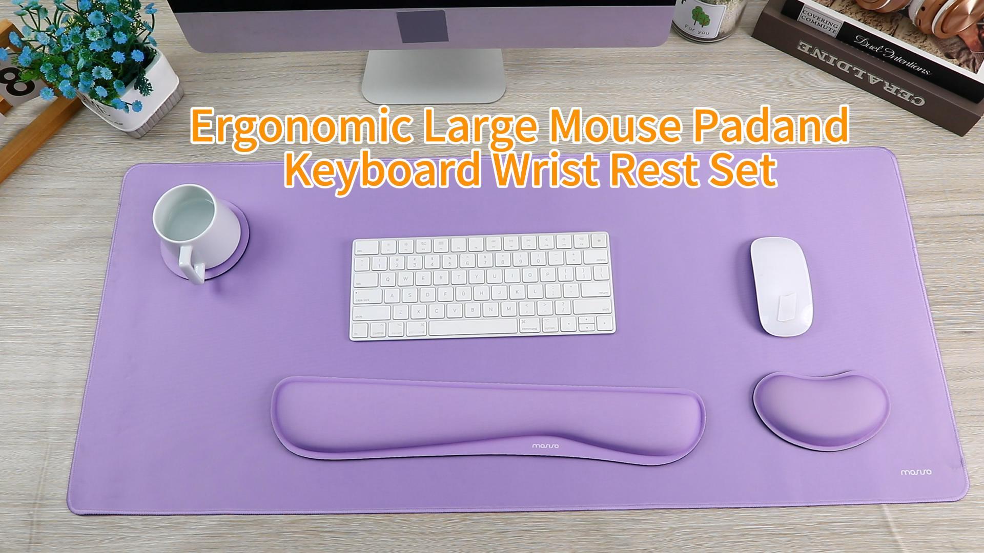Amazon.com: MOSISO Keyboard Mouse Pad Set, Large Gaming