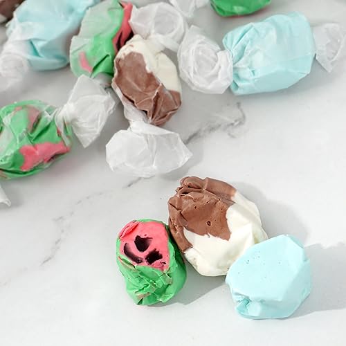 Miniatura 14 de Mezcla surtida de caramelos de agua salada, bolsa a granel de 1 libra, 10 sabores surtidos, dulces de caramelo envuelto individualmente