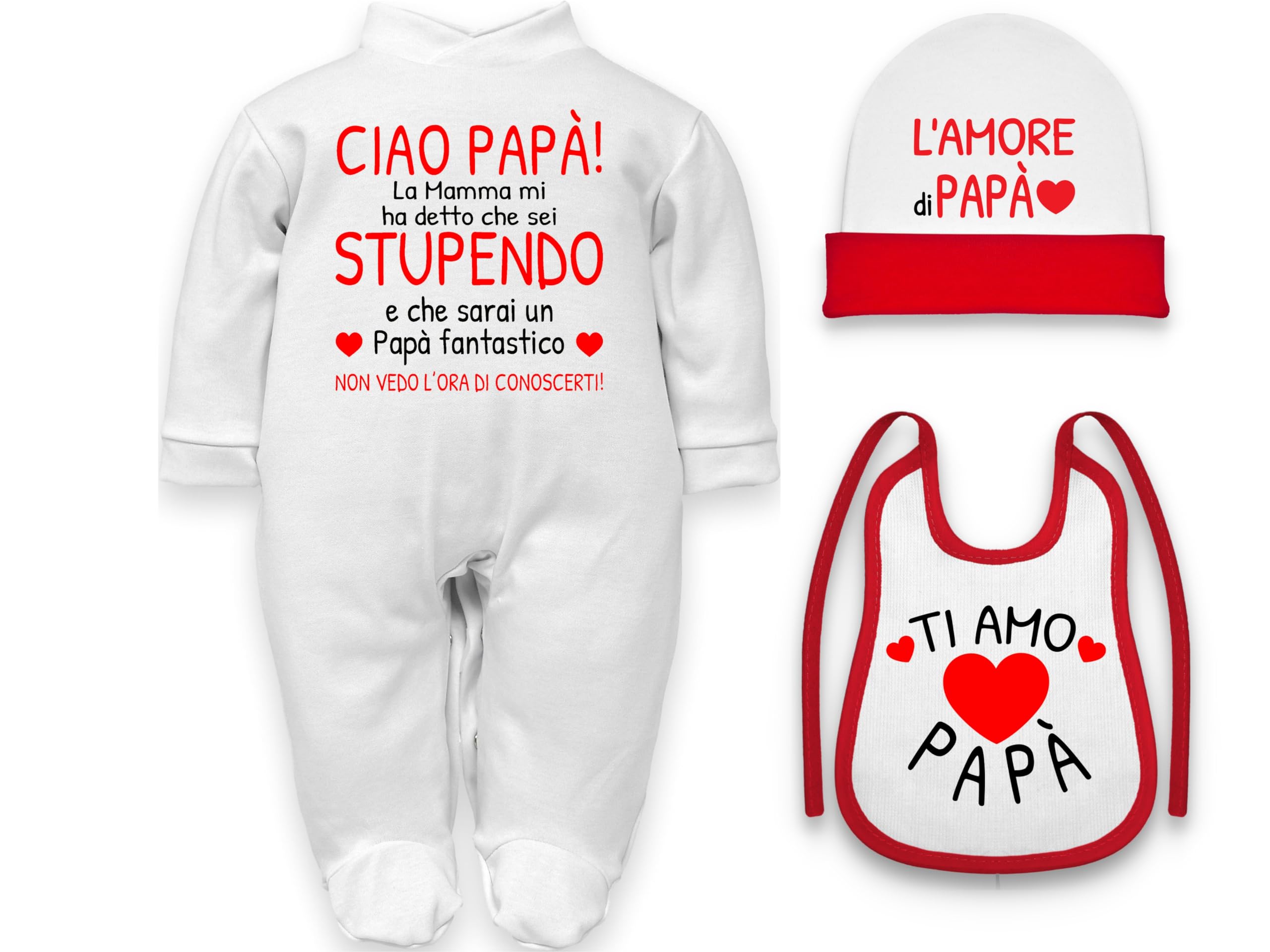 body neonato Papà Stupendo e fantastico Mamma stupenda e meravigliosa regalo nascita