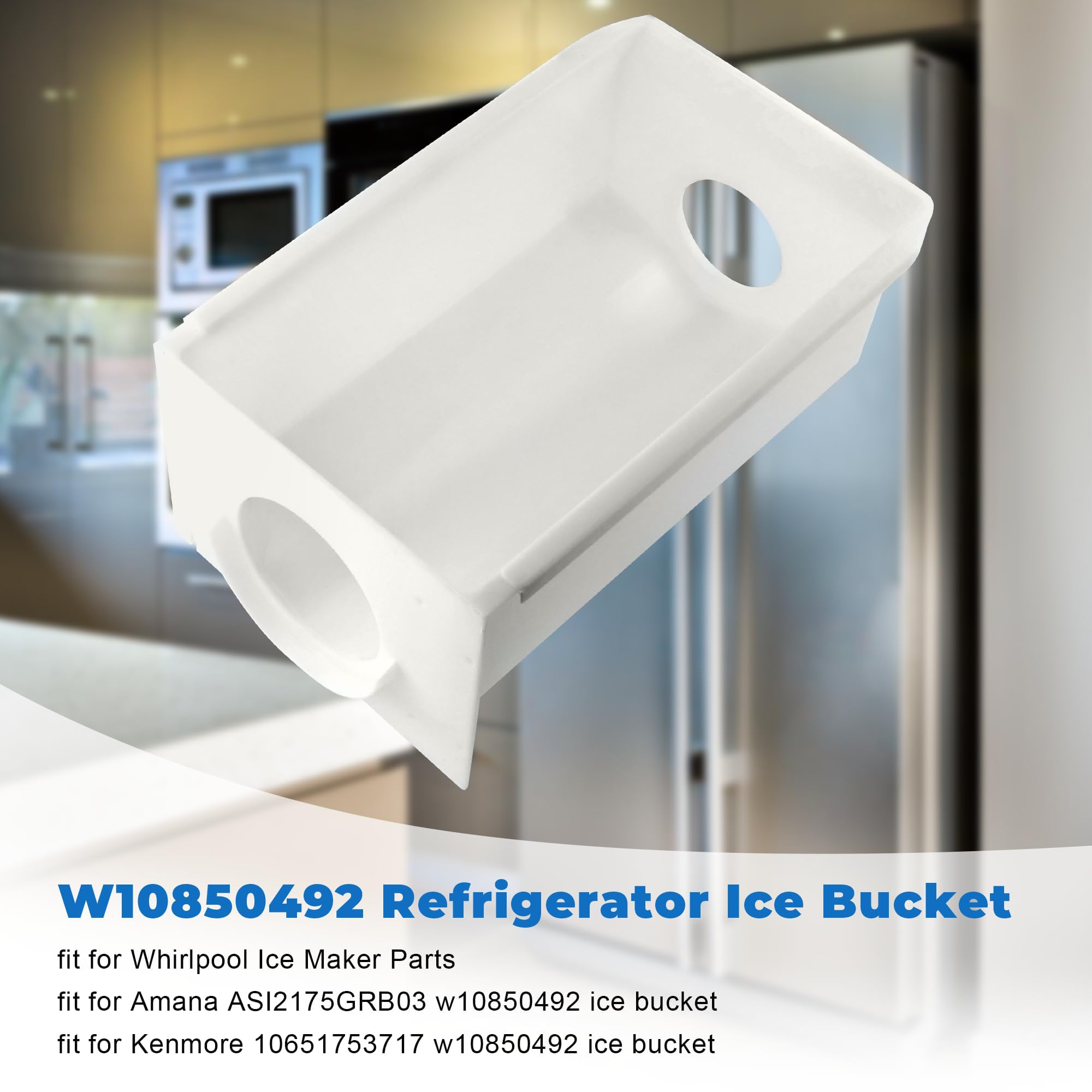 Amazon.com: W10850492 Ice Bin Replacement, Ice Maker Bucket Fit