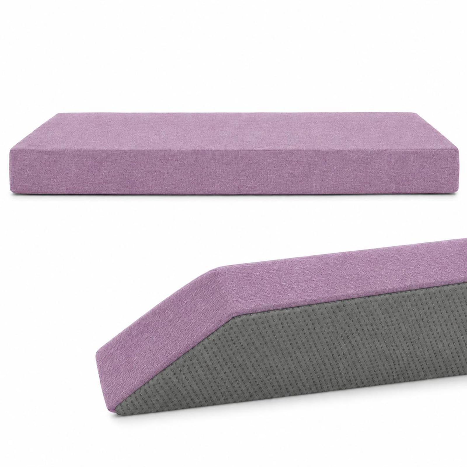 PTKG Bedroom Cushions Linen Texture Washable Indoor Bench Cushion