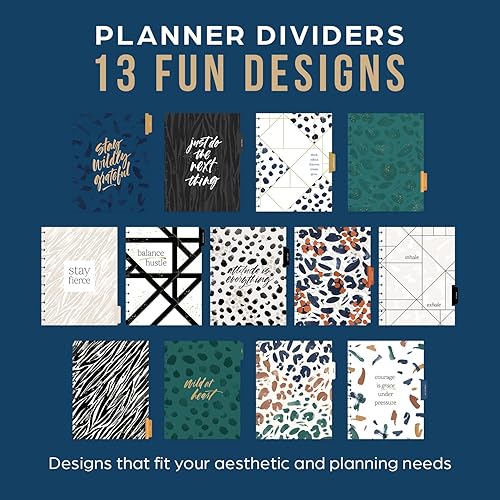 Miniatura 5 de Happy Planner - Agenda escolar encuadernada en disco, 12 meses diarios, semanales y mensuales, calendario de julio de 2023 a junio de 2024, diseño