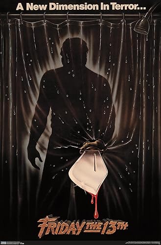 Trends International Friday The 13th Part III - Póster de pared de una hoja, 22.375 x 34 pulgadas, versión premium sin marco Trends International Friday The 13th Part III - Póster de pared de una hoja, 22.375 x 34 pulgadas, versión premium sin marco