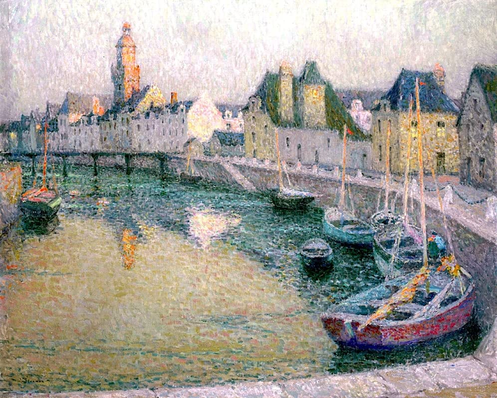 Tableaux Graffiti Art Mural pour salon moderne peinture Henri Le Sidaner
