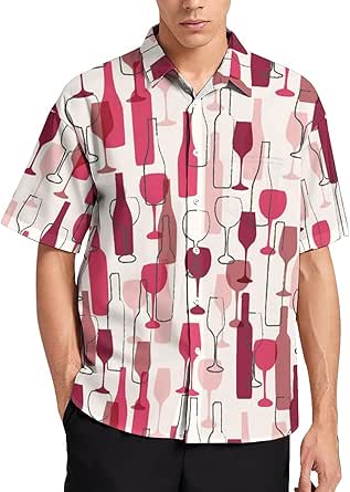 MCEDAR - Camisas De Manga Corta Con Botones Para Hombre
