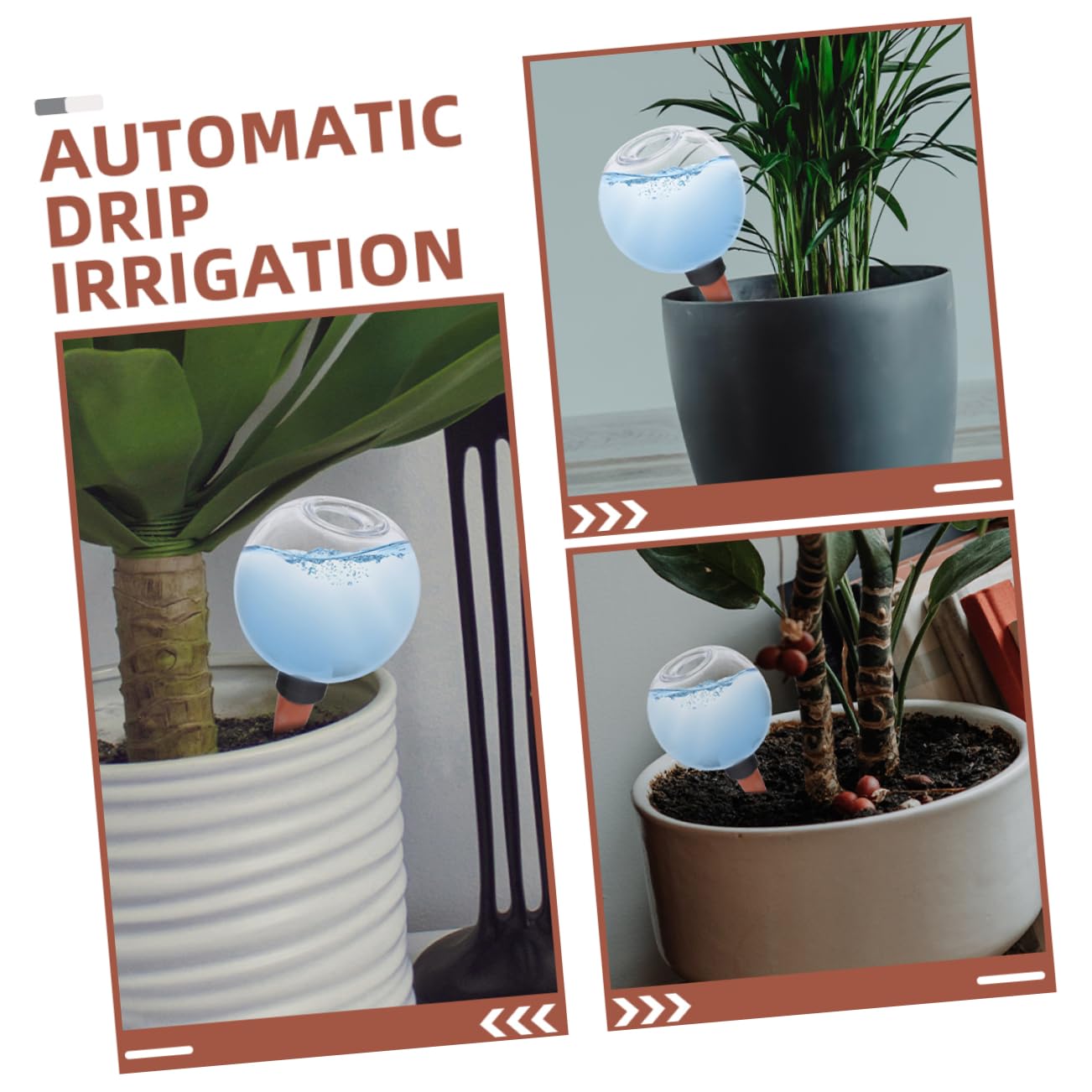 POPETPOP 6 Pièces Dispositif d'arrosage Automatique dispositifs d'auto-arrosage des Plantes Globes d'arrosage pour Plantes d'extérieur arrosage à Globe d'arrosage Globe d'eau