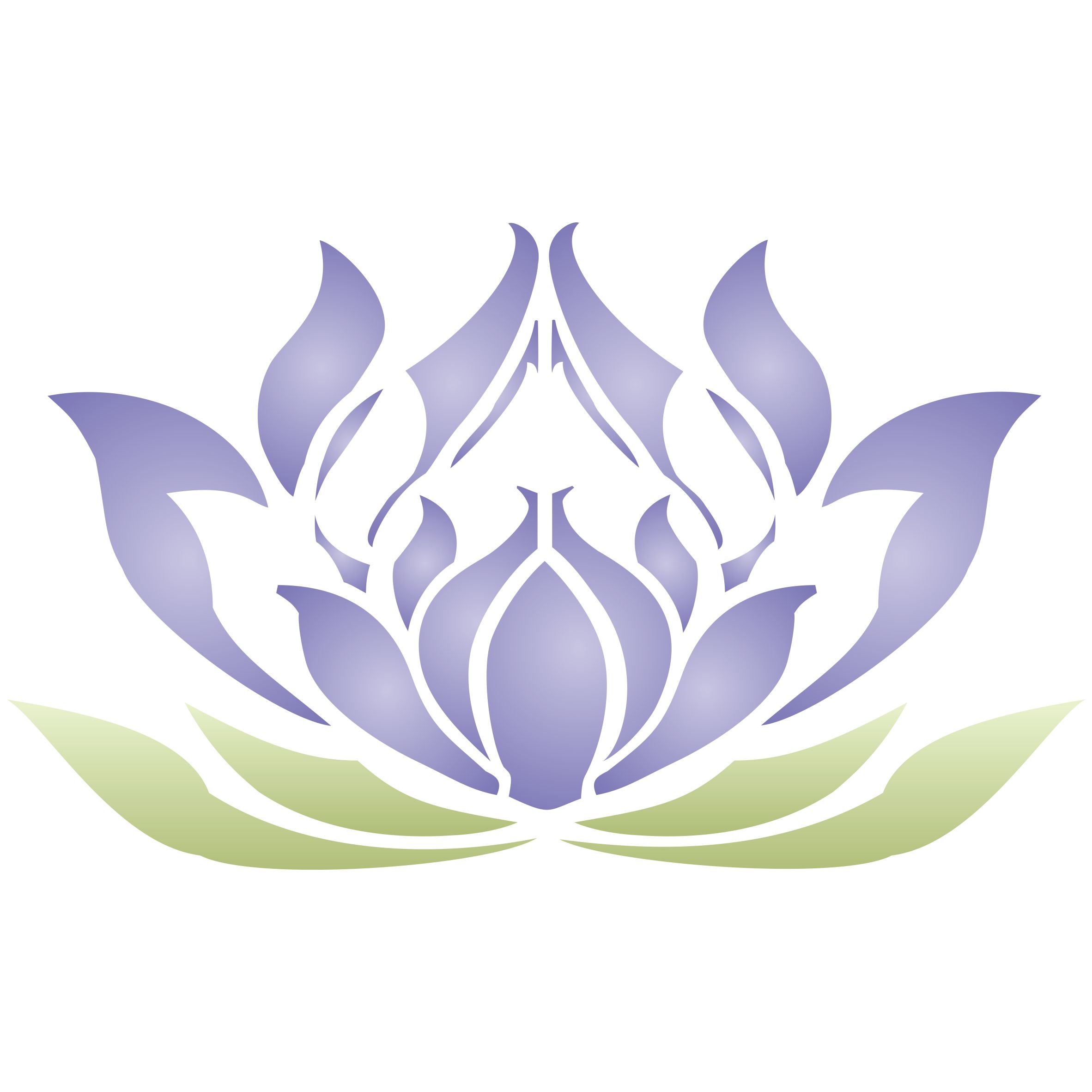 Lotus Flower Stencil - 12.5 x 7.5cm (XXS) - Reusable Large Asian ...
