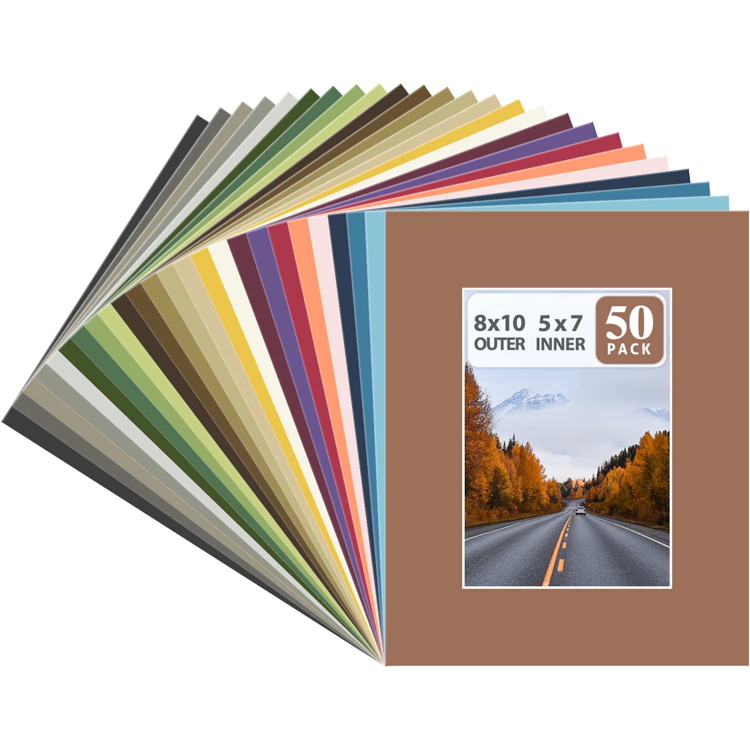Snapklik.com : Golden State Art, Pack Of 50, Acid-Free Mixed Colors Pre ...