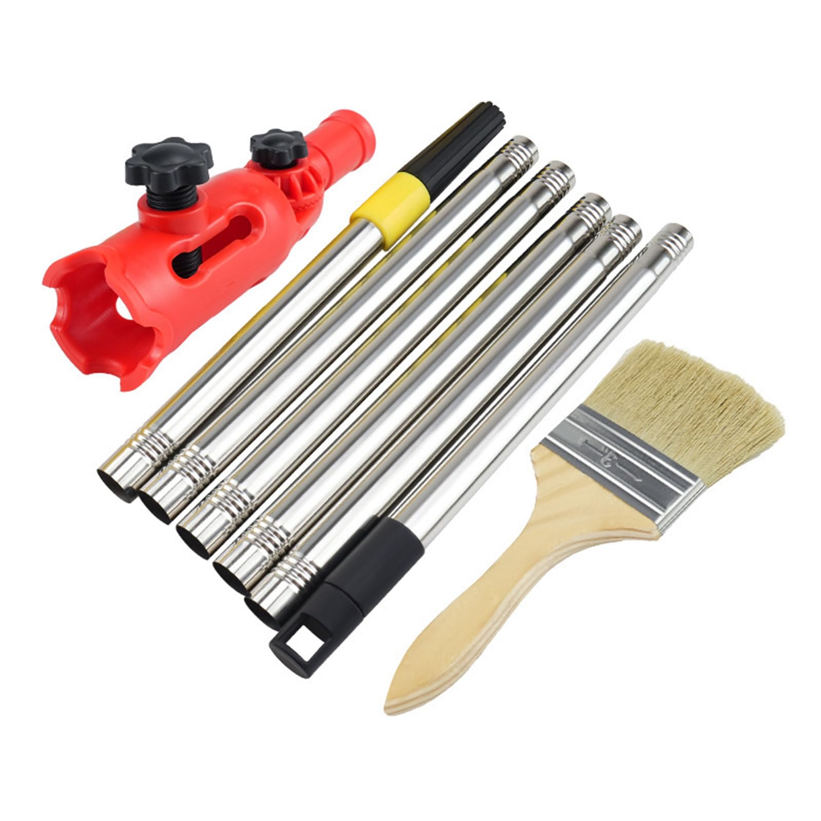 MultiAngle Paint Brush Extender Extension Poles Attachment Holder with Rotating Head Paint Edger Tool Esy to Use Flexible Brush Extender Corner Painting Tool Extension Rod Attachments