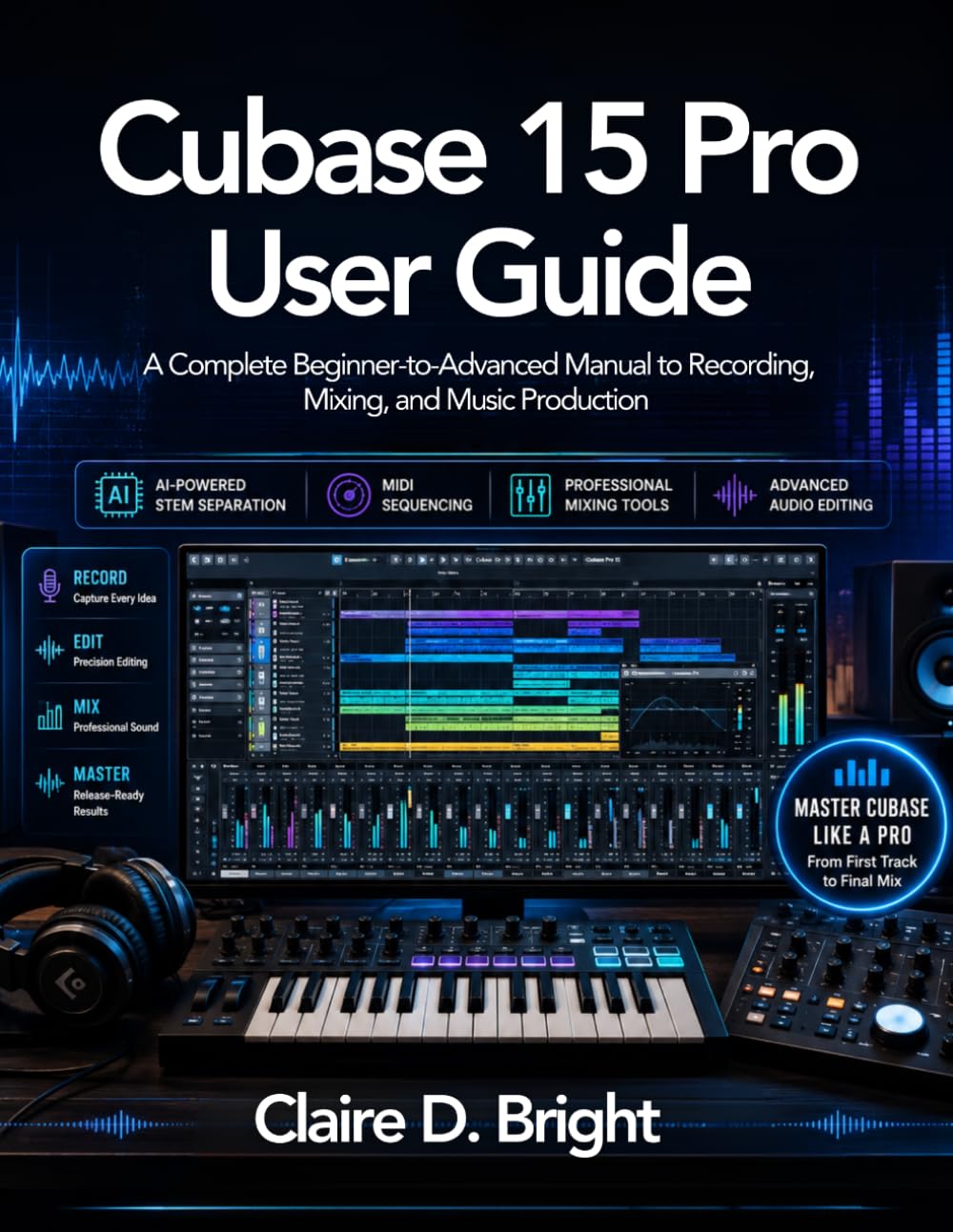 Cubase 15 Pro User Guide: A Complete Beginner-to-Advanced Manual to Recording, Mixing, and Music Production