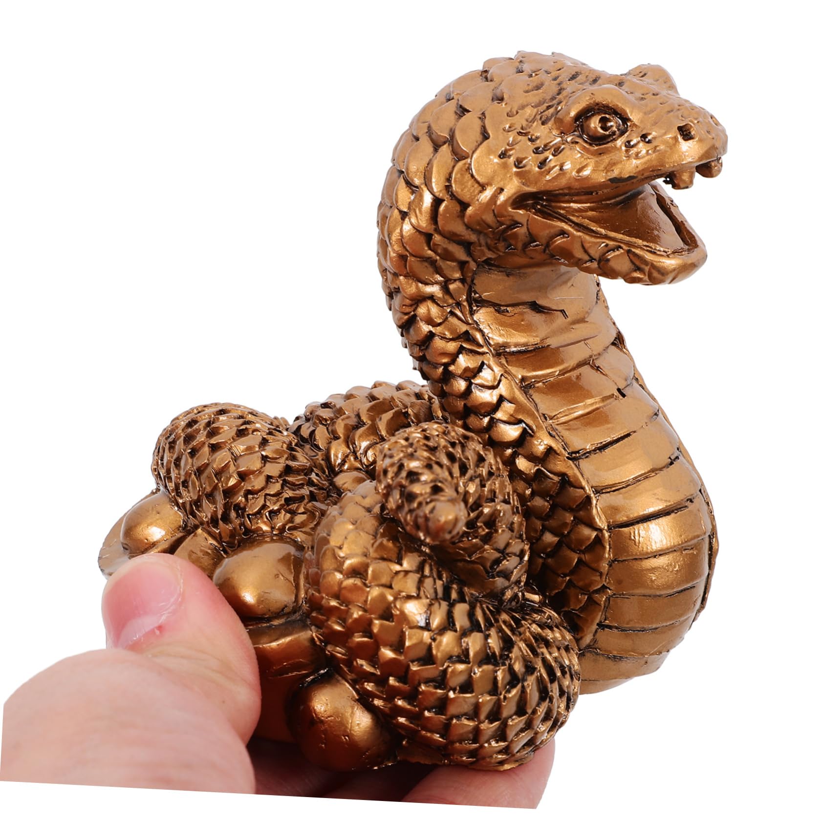 Amazon｜NUOLUX 樹脂製蛇の置物 十二支 寅年の装飾品 パーティー