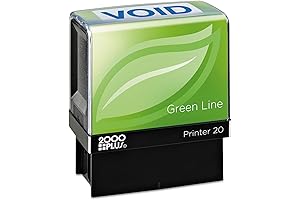 2000 PLUS VOID Stamp, Self-Inking, Green, Recycled