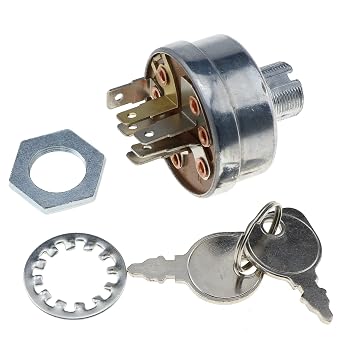DVPARTS Starter Switch Ignition Key Switch 925-1396A 725-1396 430-770 1686734Sm 1679006Sm for MTD Troy-Bilt Cub Cadet Ryobi White Outdoor Huskee Ranch King Wizard Lawn Chief Statesman