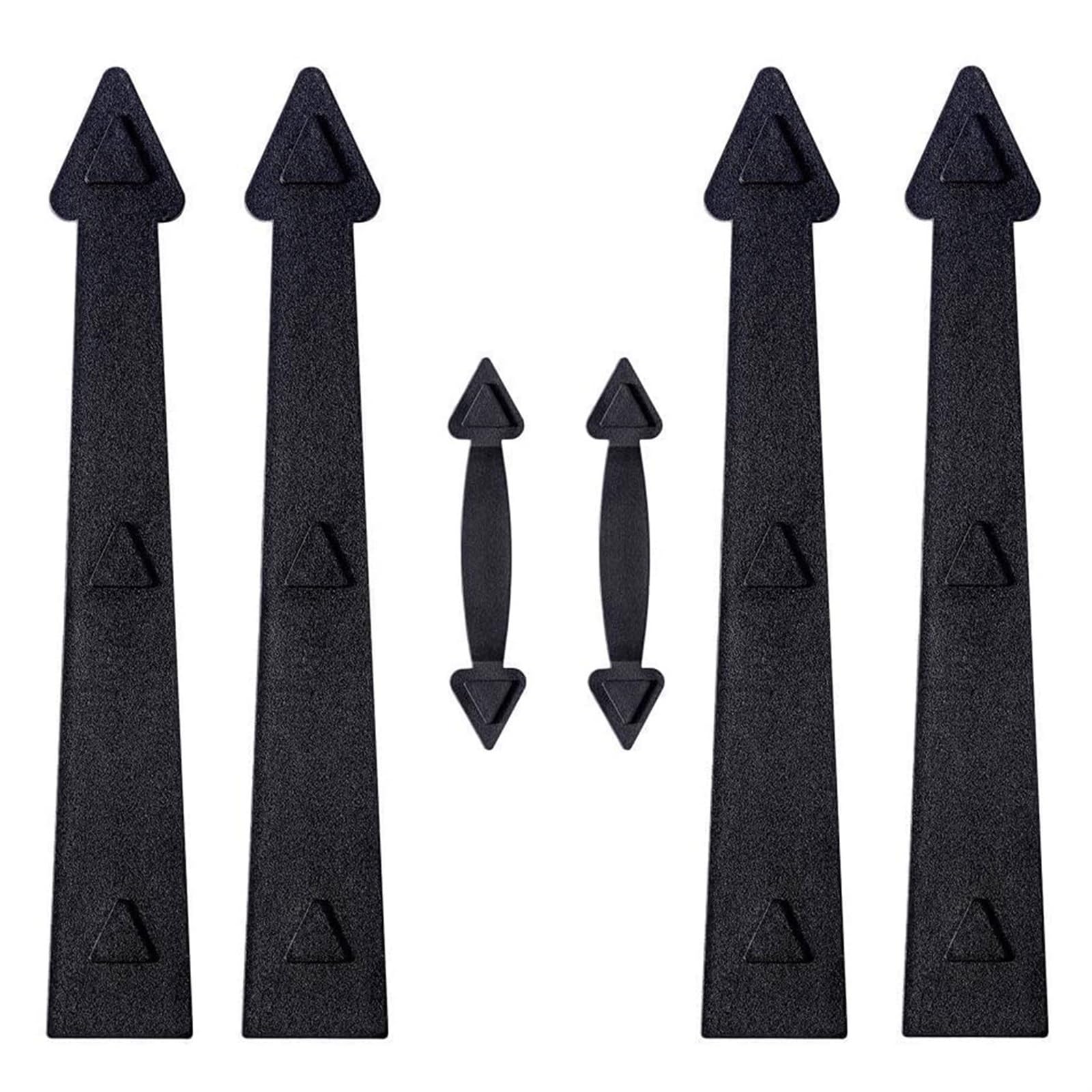Shundeed One Color 6Pcs Magnetic Garage Door Hardware Kit, Decorative Garage Hinge Handle, For Metal, Wooden And Other Hinges