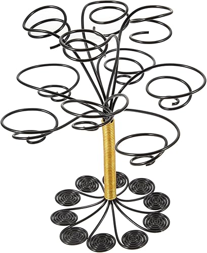 Hoement Soporte para plantas de aire, múltiples macetas, soporte de estilo nórdico, diseño geométrico para plantas de aire, exhibición decorativa