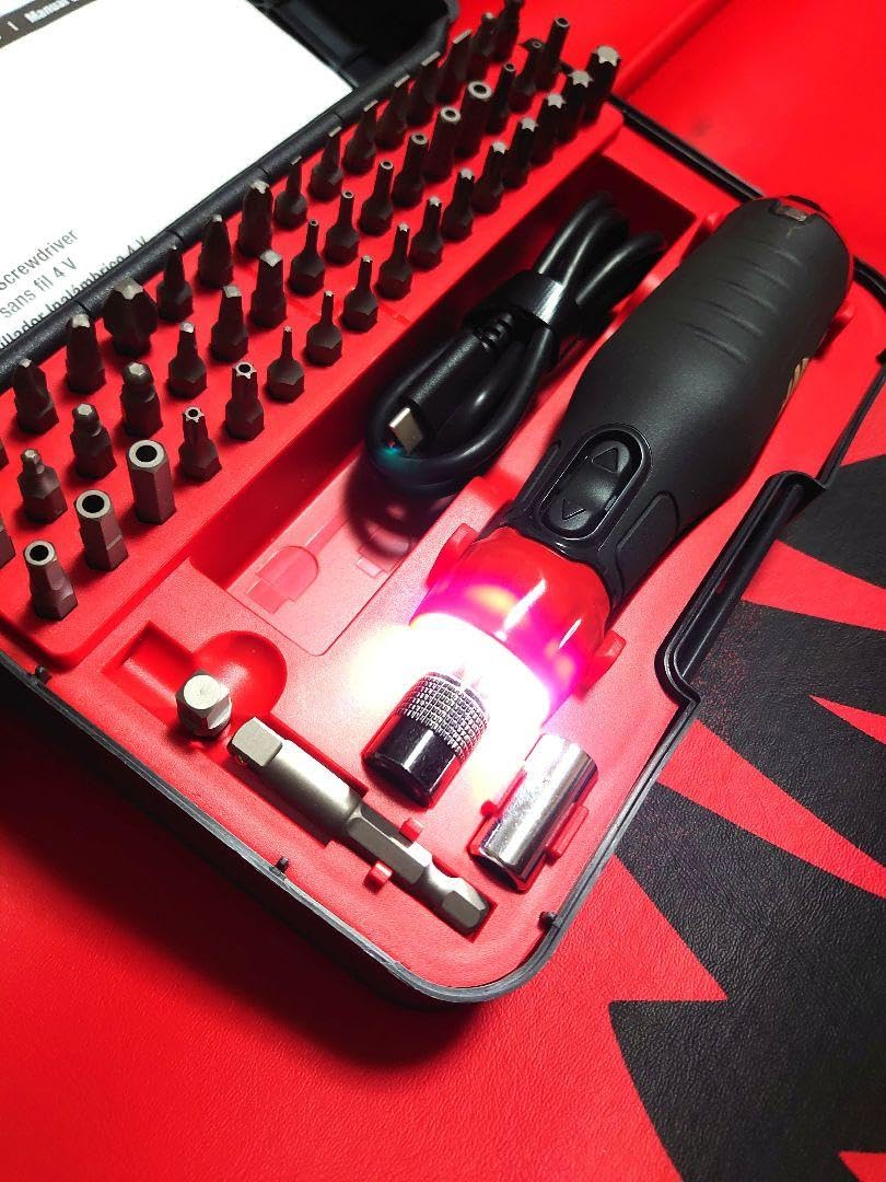 Amazon.co.jp: Mactoolsマックツール4Vコードレススクリュードライバー 